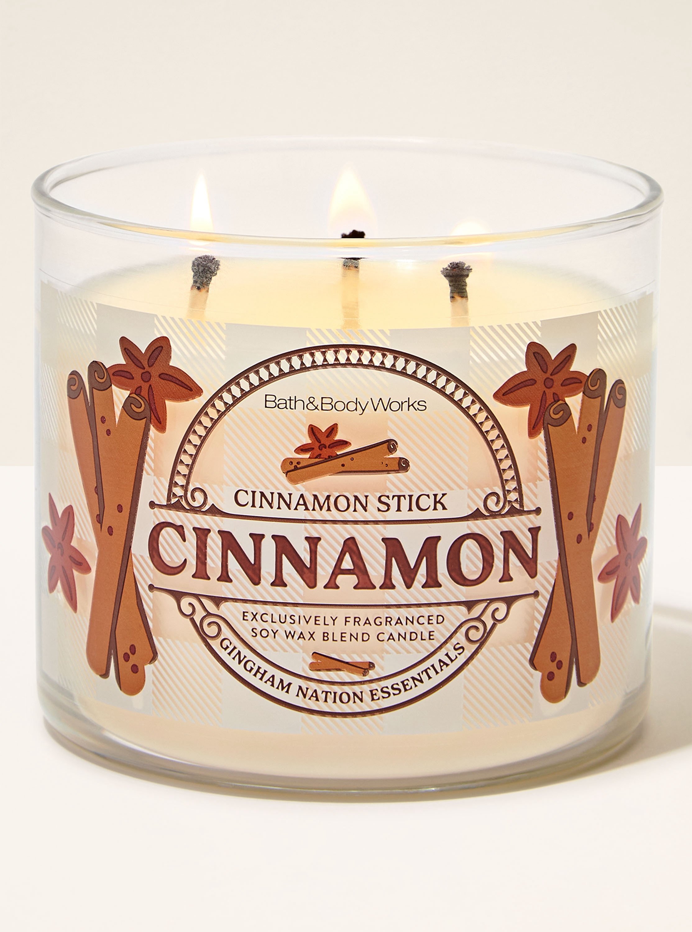 Cinnamon 3-wick candle
