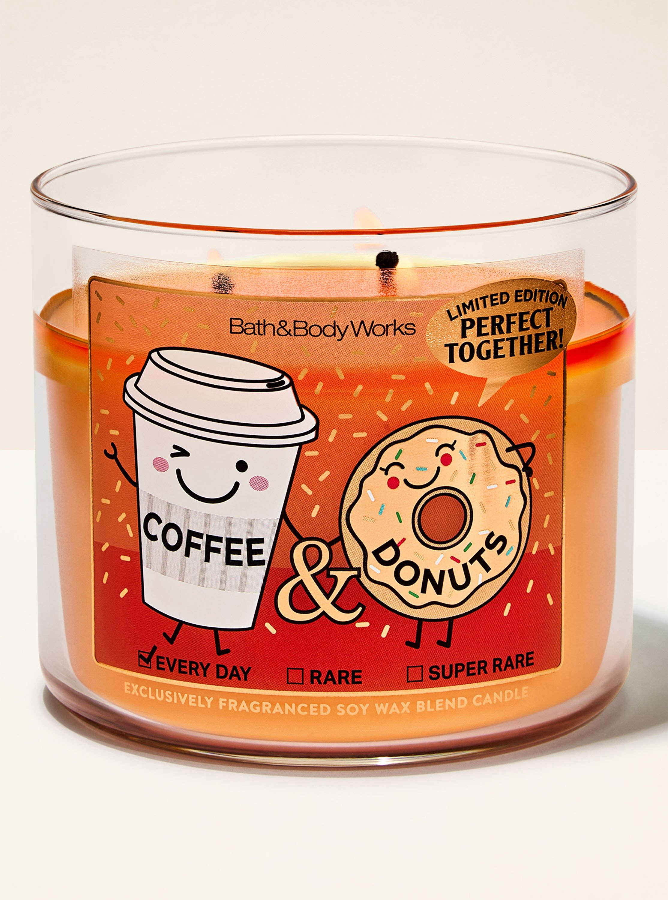 Coffee & Donuts 3-wick candle