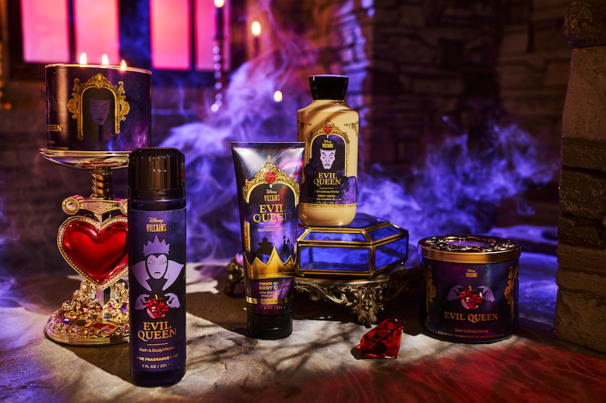 Evil Queen & Maleficent ボディウォッシュ等6点セット Bath & Body Works Debuts New Disney Villains-Inspired Fragrance