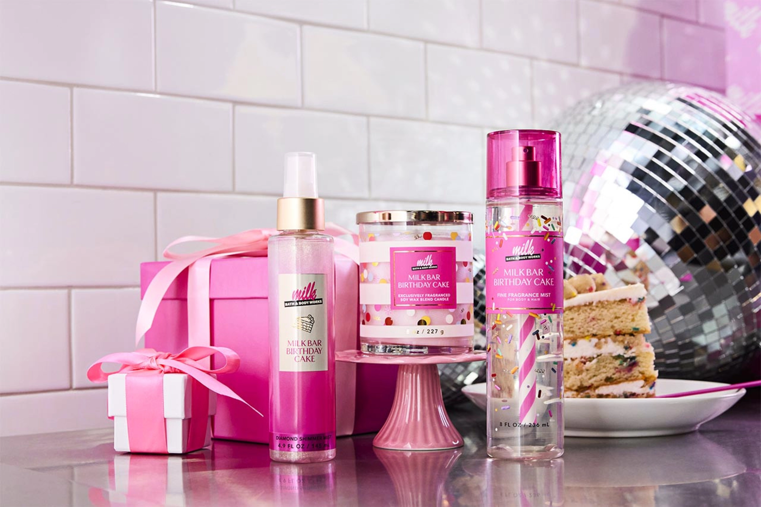 MILK BAR BIRTHDAY CAKE ボディケアセット The Sweetest Collab of the Year: Bath & Body Works × Milk Bar