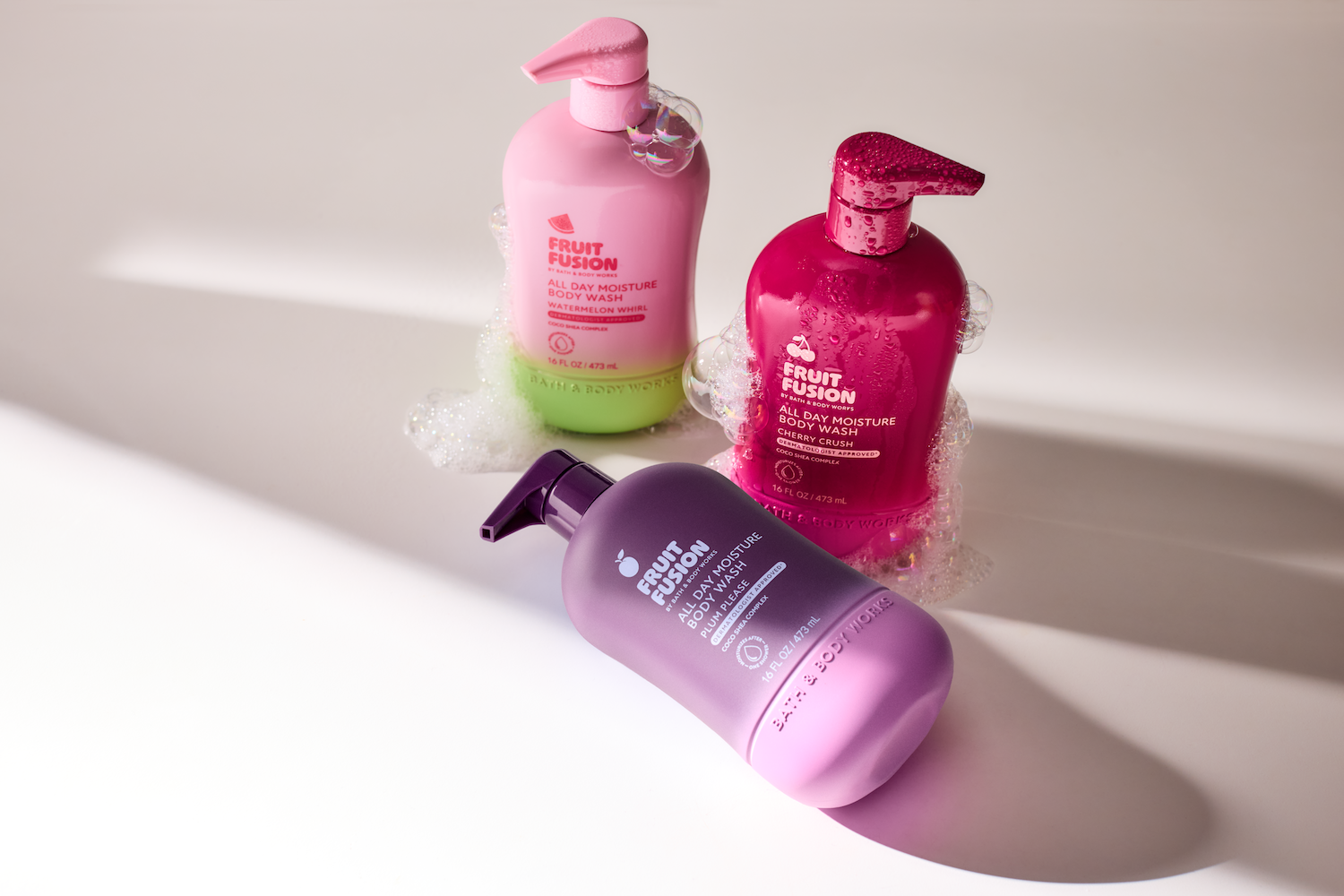 Moisturizing body washes from the Fruit Fusion franchise