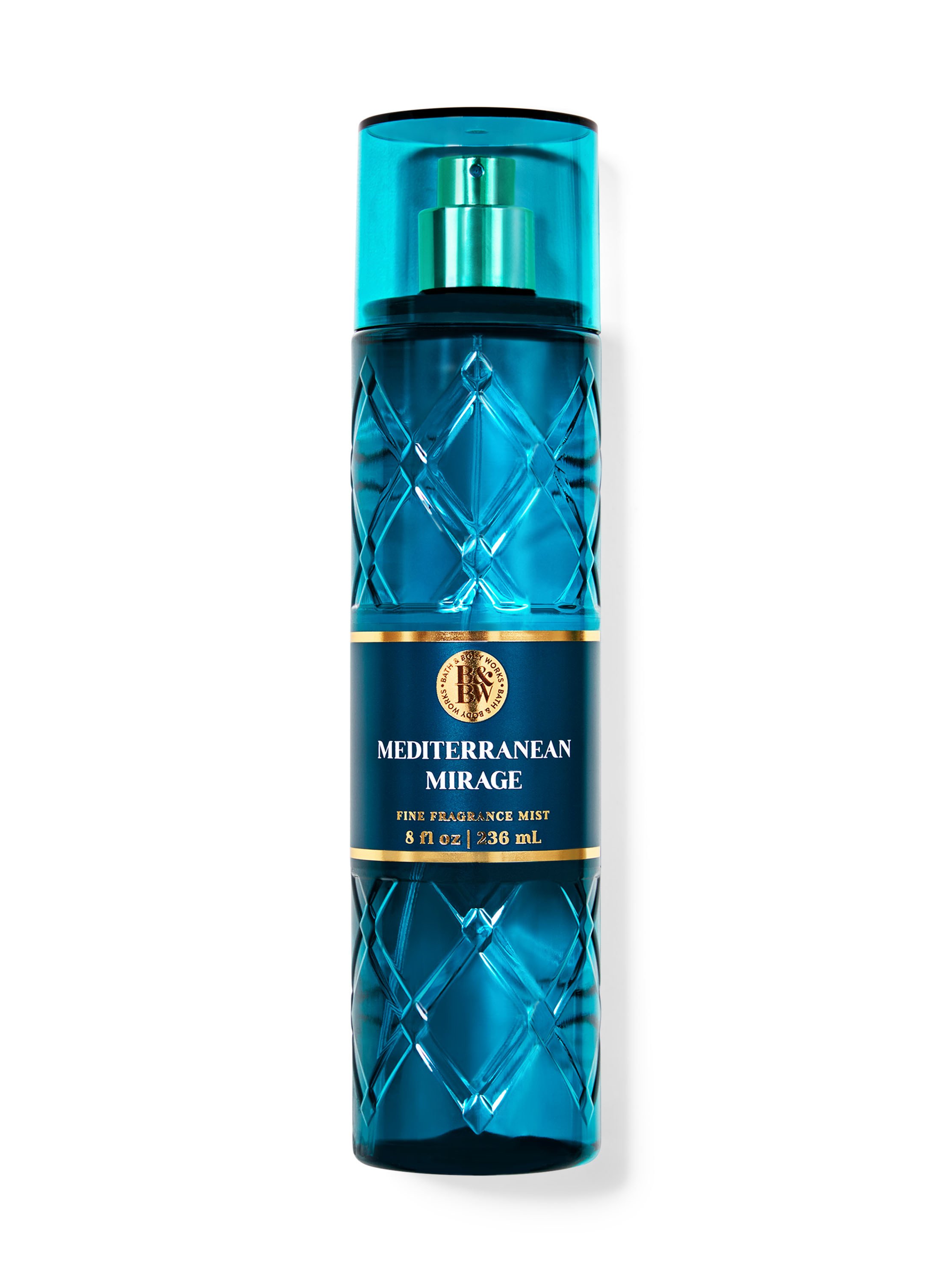 Photo of Mediterranean Mirage fine fragrance mist on a white background