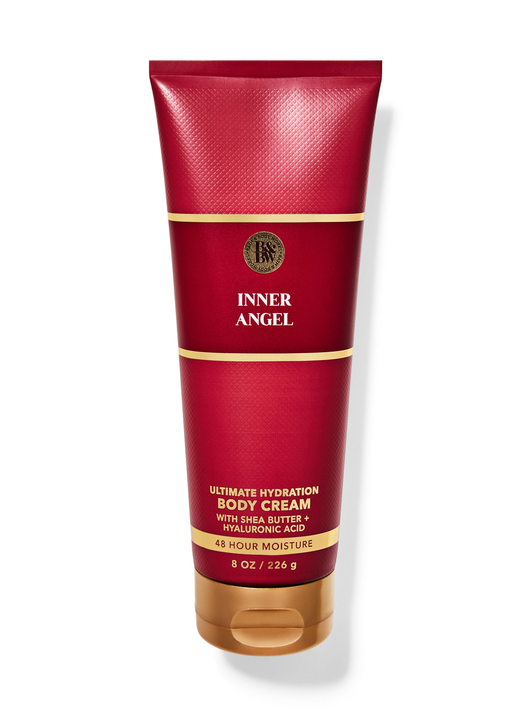 Photo of inner angel body cream on a white background