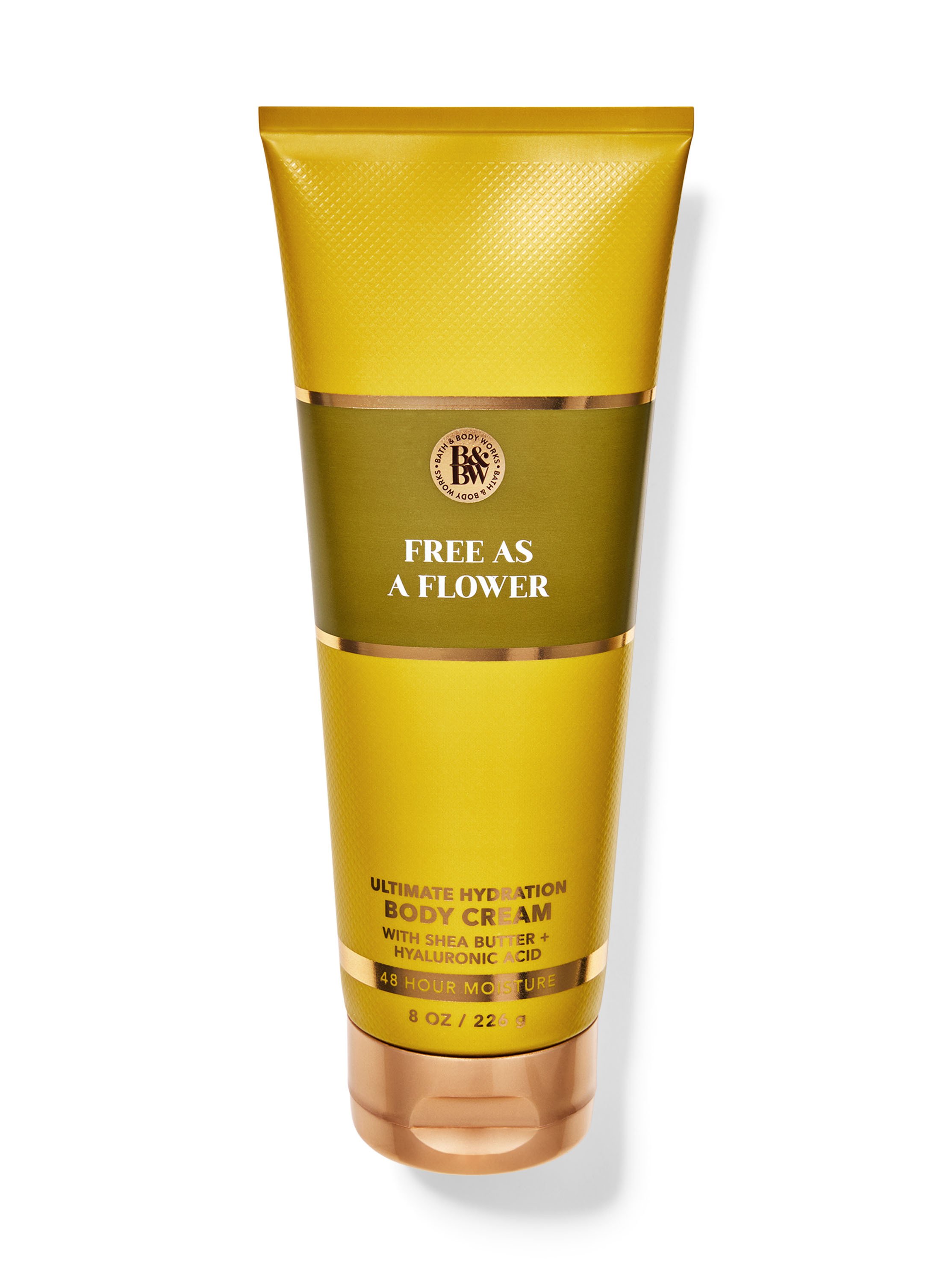 Photo of Free As A Flower body cream on a white background