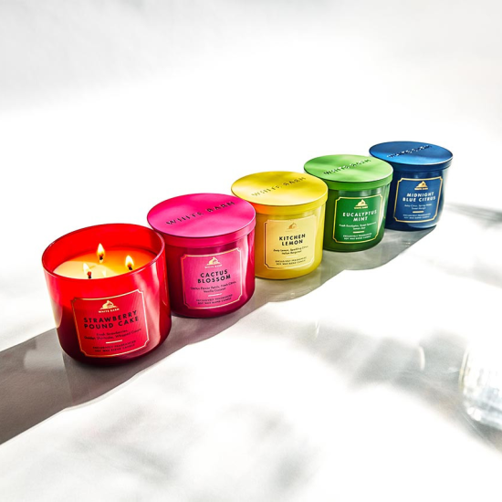 set of decorative candles