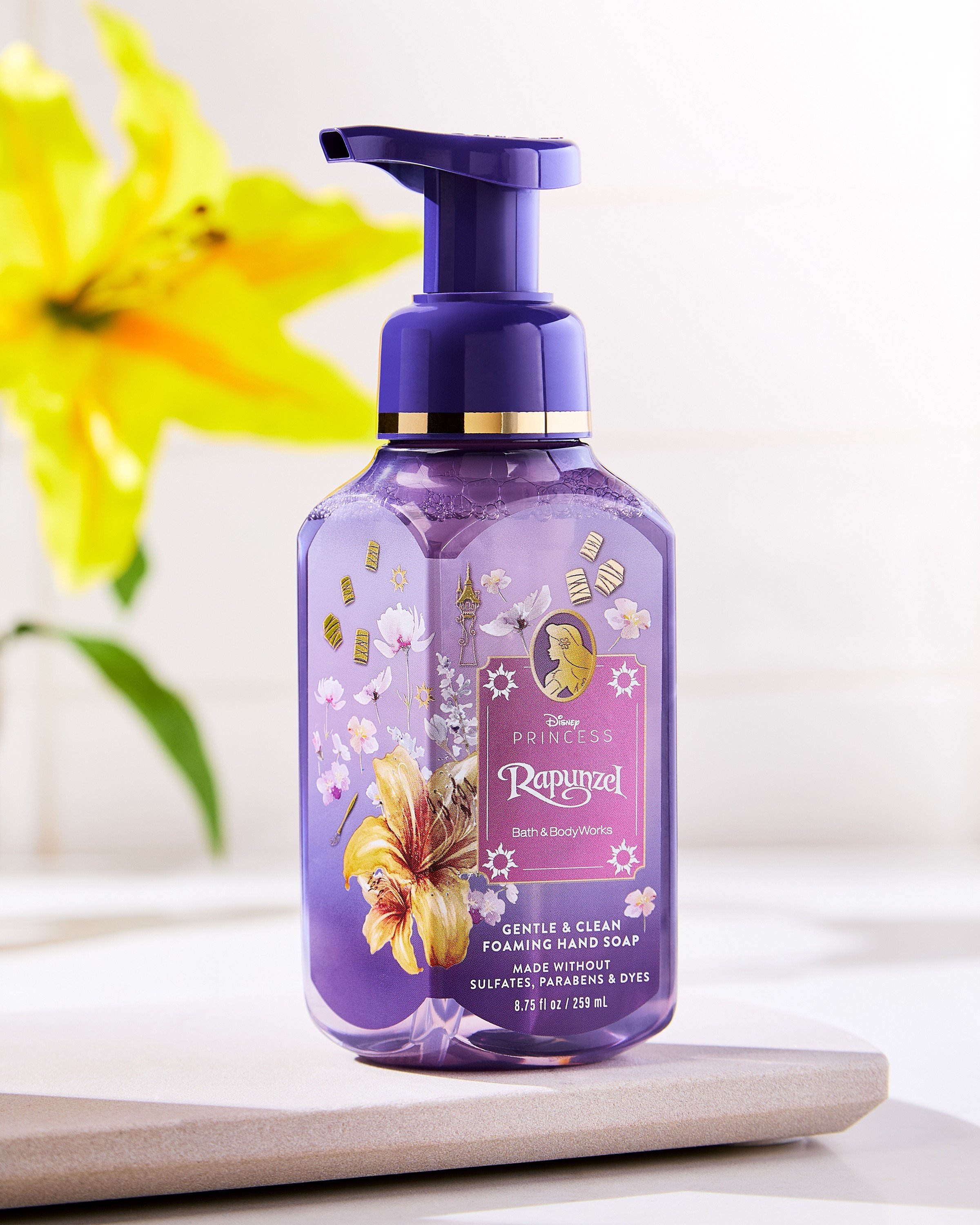 Rapunzel hand soap from the Disney Princess Collection