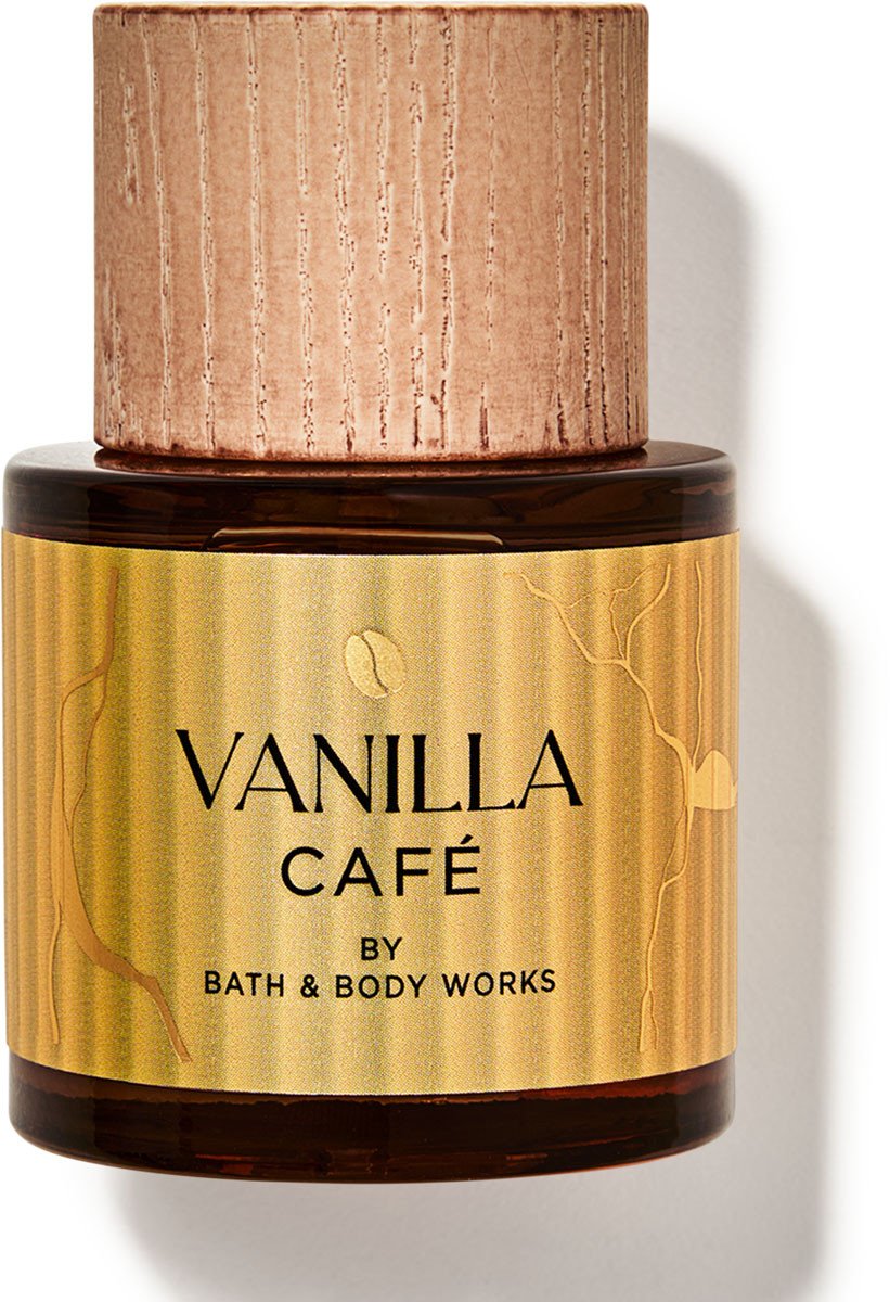 Vanilla Cafe perfume on a white background